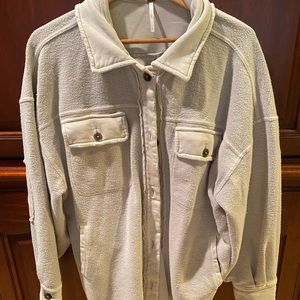 Free people Ruby sweatshirt jacket Lg.